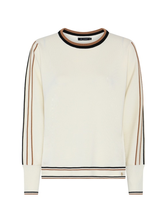 Micha - Sweatshirt med striber
