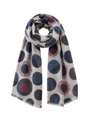 Shirdak - Cashmere Tørklæde med cirkler Shirdak - Cashmere Tørklæde med cirkler