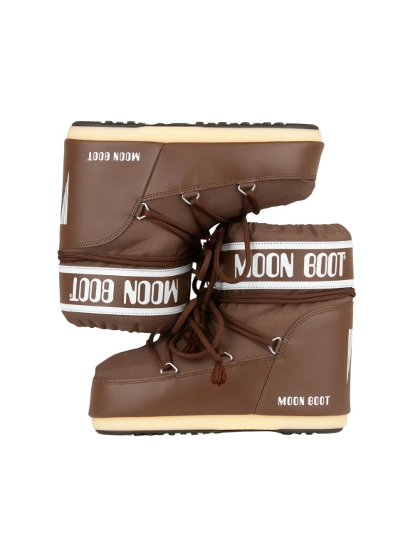 Moon Boot - ICON LOW BROWN NYLON BOOTS