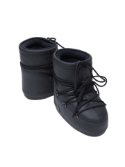 Moon Boot - ICON LOW BLACK RUBBER BOOTS