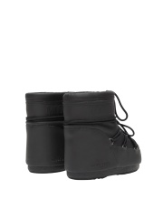 Moon Boot - ICON LOW BLACK RUBBER BOOTS