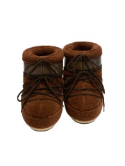 Moon Boot - ICON LOW BROWN FLEECE BOOTS