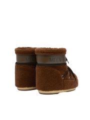Moon Boot - ICON LOW BROWN FLEECE BOOTS