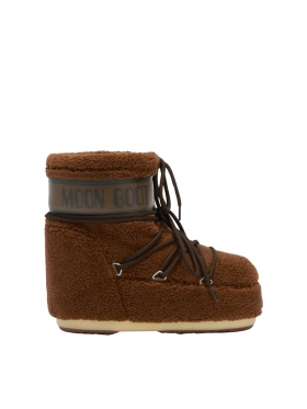 Moon Boot - ICON LOW BROWN FLEECE BOOTS