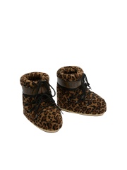 Moon Boot - ICON LOW LEOPARD PRINT FLEECE BOOTS