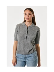 Dea Kudibal - Cashmere Polo med Korte Ærmer Dea Kudibal - Cashmere Polo med Korte Ærmer