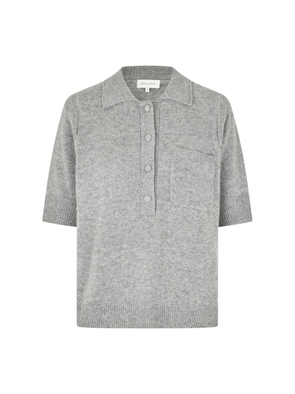 Dea Kudibal - Cashmere Polo med Korte Ærmer