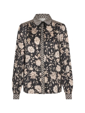 Dea Kudibal - MARGIT SILKEBLUSE MED BLOMSTERPRINT