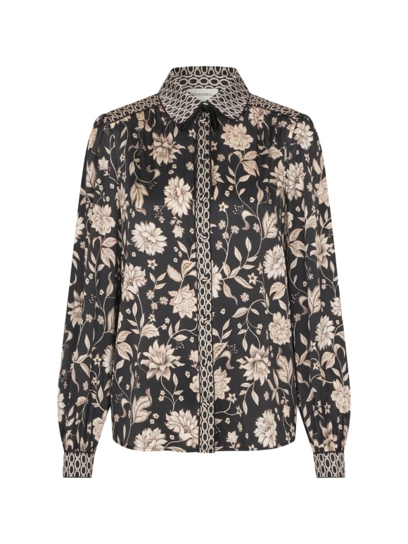 Dea Kudibal - MARGIT SILKEBLUSE MED BLOMSTERPRINT