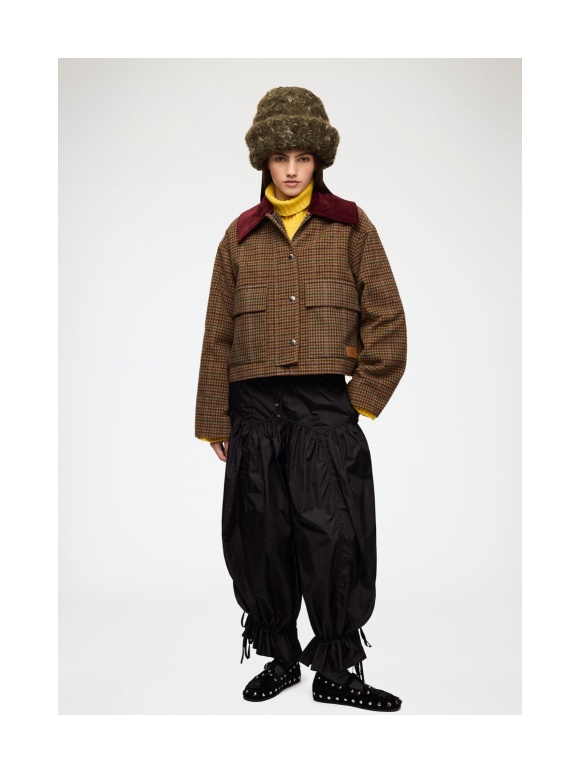 Ganni - TWILL JAKKE MED TERN