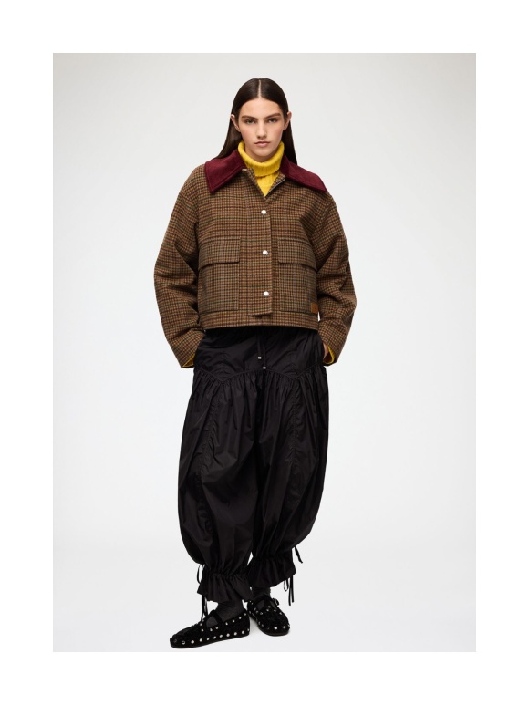 Ganni - TWILL JAKKE MED TERN