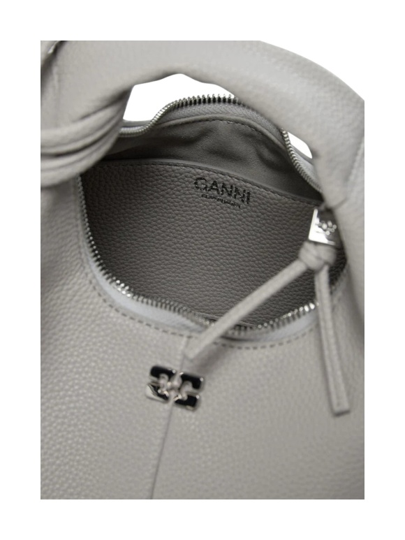 Ganni - HOBO MINI GRAINED TASKE
