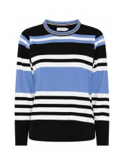 Micha - STRIBET BLUSE Micha - STRIBET BLUSE