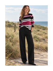 Micha - STRIBET BLUSE Micha - STRIBET BLUSE