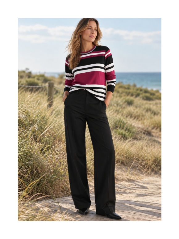 Micha - STRIBET BLUSE