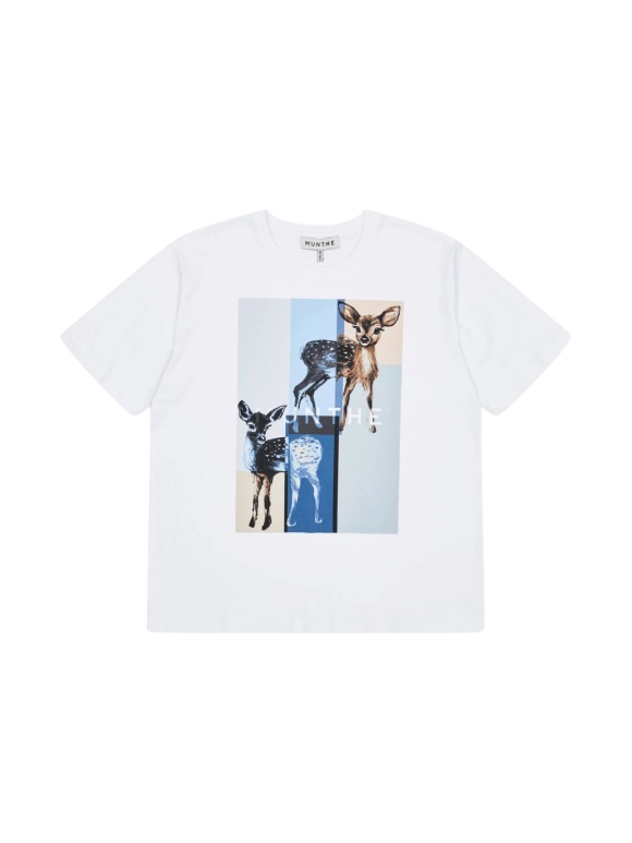 Munthe - CHANCE T-shirt med Bambi Print