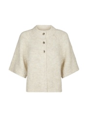 Neo Noir - Benuta Fluffy Knit Cardigan Neo Noir - Benuta Fluffy Knit Cardigan