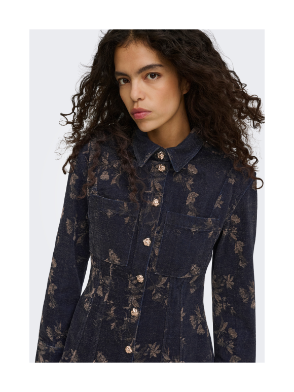 Only -  BELINDA DENIM SKJORTE