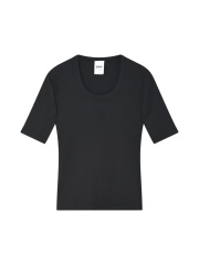DAY Birger et Mikkelsen - Ribbed T-shirt Black DAY Birger et Mikkelsen - Ribbed T-shirt Black