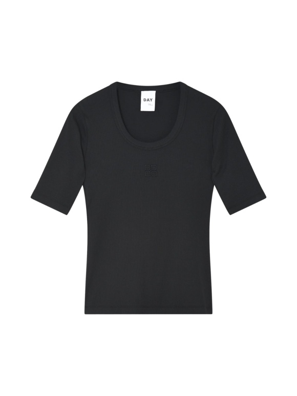 DAY Birger et Mikkelsen - Ribbed T-shirt Black