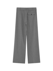 DAY Birger et Mikkelsen - DAY Wide Leg Trousers Medium Grey Melange DAY Birger et Mikkelsen - DAY Wide Leg Trousers Medium Grey Melange