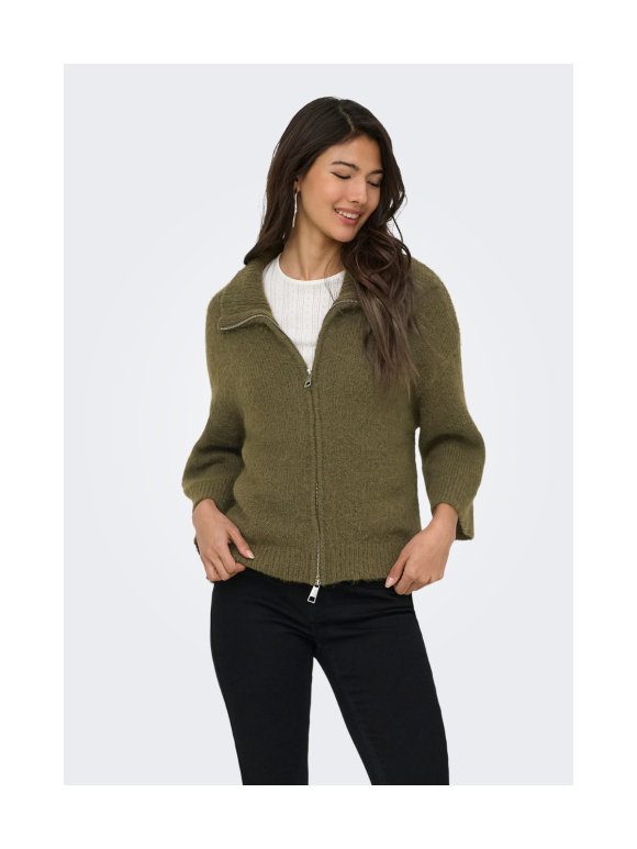 Only - ONLY Maggie 3/4 Wide Zip Cardigan