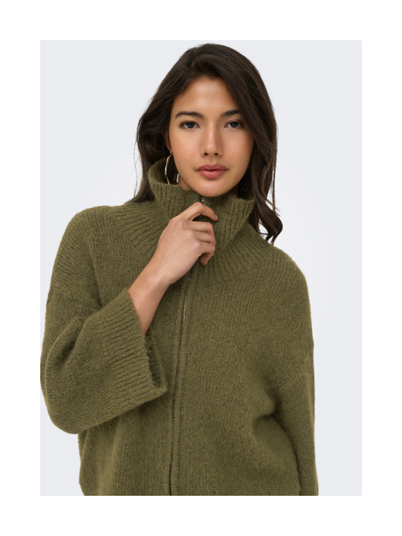 Only - ONLY Maggie 3/4 Wide Zip Cardigan