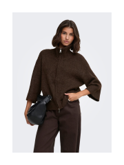 Only - ONLY Maggie 3/4 Wide Zip Cardigan Only - ONLY Maggie 3/4 Wide Zip Cardigan