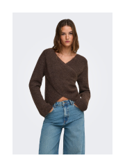 Only - ONLY Maggie LS Cross V-Neck Only - ONLY Maggie LS Cross V-Neck