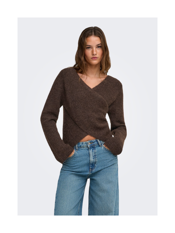 Only - ONLY Maggie LS Cross V-Neck