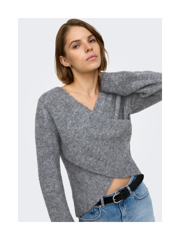 Only - ONLY Maggie LS Cross V-Neck