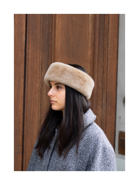 BECK SÖNDERGAARD - DORA SHEARLING PANDEBÅND