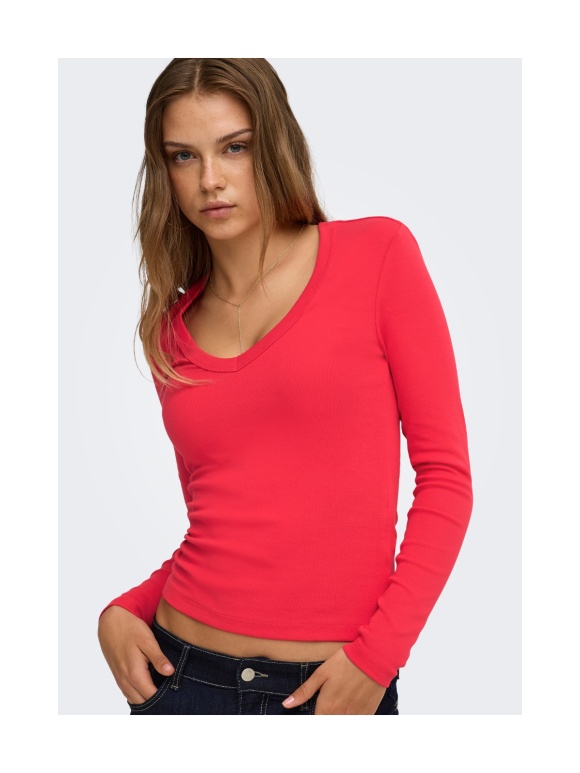Only - RILEY V NECK TOP