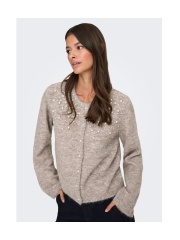 Only - MIGGIE LS O-NECK PEARL CARDIGAN Only - MIGGIE LS O-NECK PEARL CARDIGAN