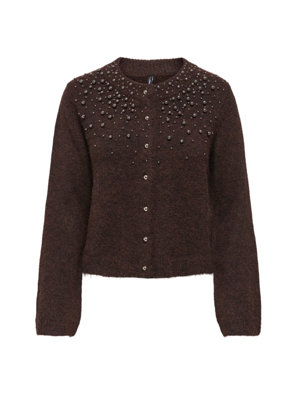 Only - MIGGIE LS O-NECK PEARL CARDIGAN