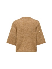 Only - DOLLY SS PEARL O-NECK KNIT Only - DOLLY SS PEARL O-NECK KNIT