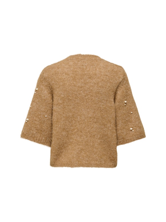 Only - DOLLY SS PEARL O-NECK KNIT