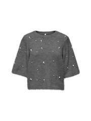 Only - DOLLY SS PEARL O-NECK KNIT Only - DOLLY SS PEARL O-NECK KNIT