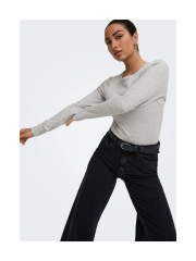 Only - JILLI L/S O-NECK DOUBLE TOP Only - JILLI L/S O-NECK DOUBLE TOP
