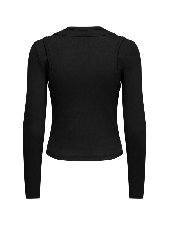 Only - JILLI L/S O-NECK DOUBLE TOP 