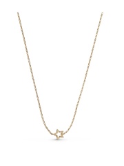 Enamel - STAR NECKLACE GOLD PLEATED Enamel - STAR NECKLACE GOLD PLEATED
