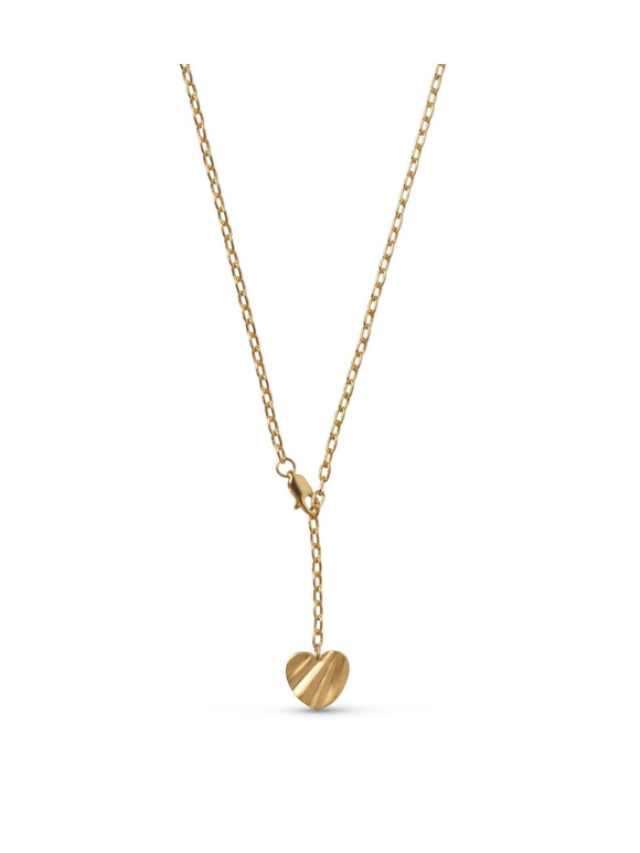 Enamel -  WAVE HEART NECKLACE
