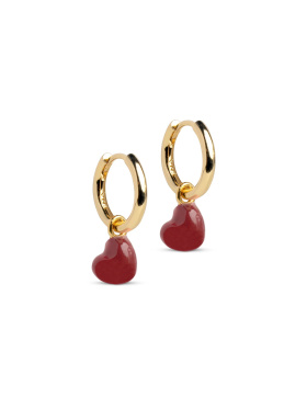 Enamel - GRAND AMORE HOOPS BORDEAUX
