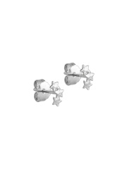 Enamel - STAR STUDS SILVER PLEATED Enamel - STAR STUDS SILVER PLEATED
