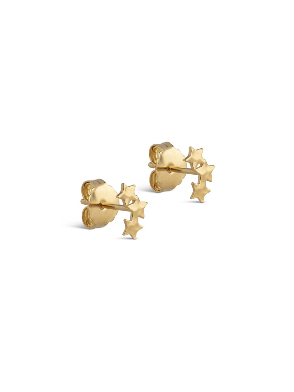 Enamel -  STAR STUDS GOLD PLEATED