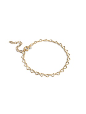 Enamel - ORGANIC LOVELINK BRACELET GOLD PLEATED