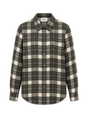 Max Mara - DRETE Ternet Skjorte Max Mara - DRETE Ternet Skjorte