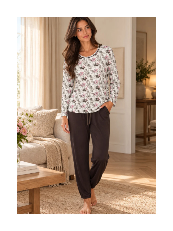 Lady Avenue - BAMBOO PYJAMAS SÆT MED PRINT