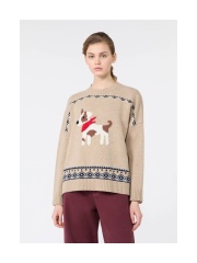 Max Mara - PAVIDI STRIK MED MOTIV Max Mara - PAVIDI STRIK MED MOTIV