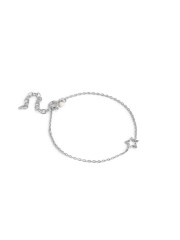 Enamel - ORGANIC STAR BRACELET Silver Pleated Enamel - ORGANIC STAR BRACELET Silver Pleated